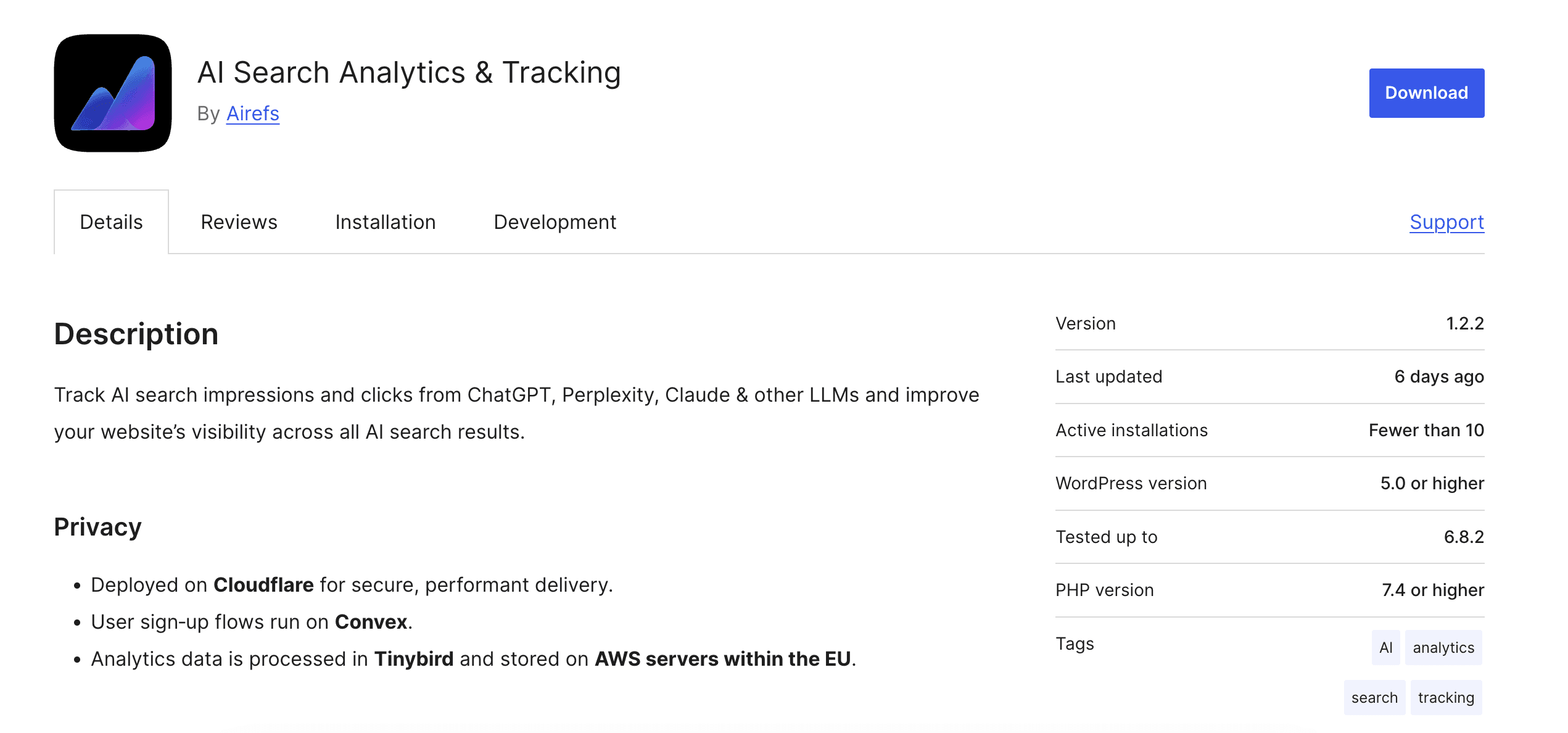 An AI search plugin for WordPress